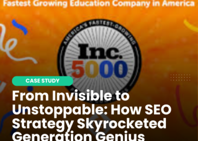 SEO Strategy Helped Generation Genius Boost Rankings and Traffic